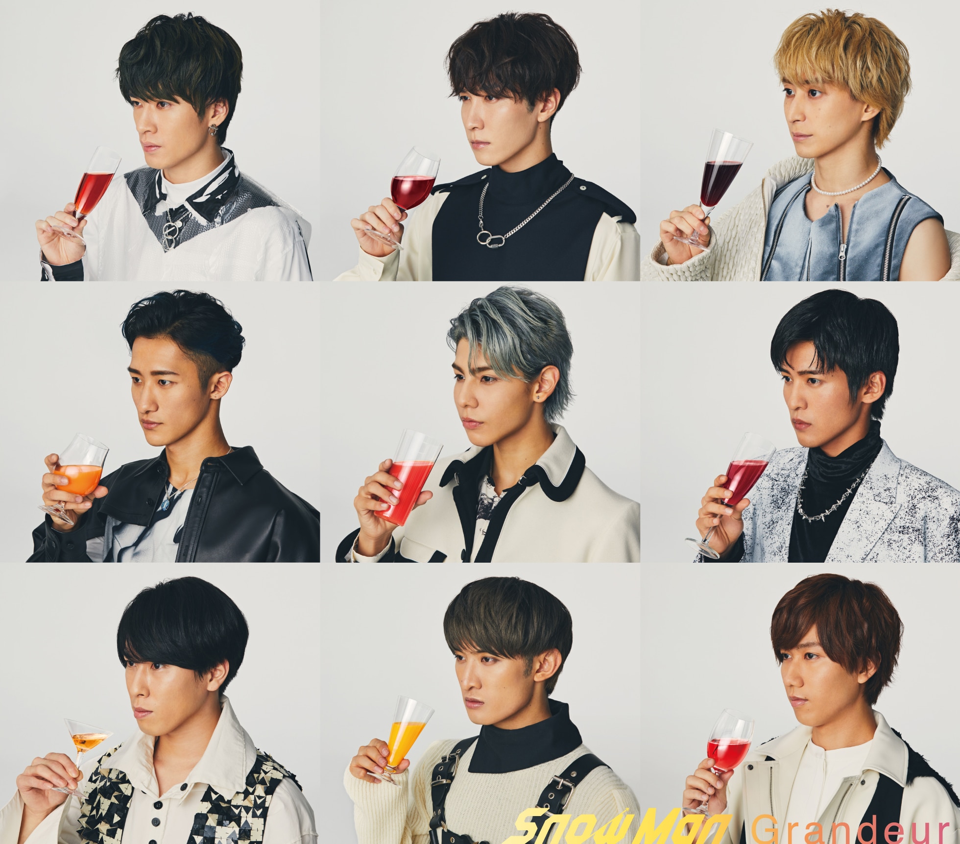 3rd Single「Grandeur」 - DISCOGRAPHY | Snow Man｜MENT RECORDING