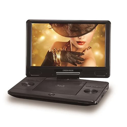 グリーンハウス プレーヤー 【新品同様】11.6型 ポータブルブルーレイ