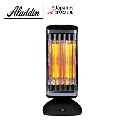 アラジン 冷暖房機器 【良品】遠赤グラファイトヒーター ブラック AEH