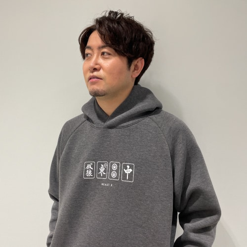 衣類（Mリーグ BEAST X 選手狼し牌パーカー XXL グレー 通販