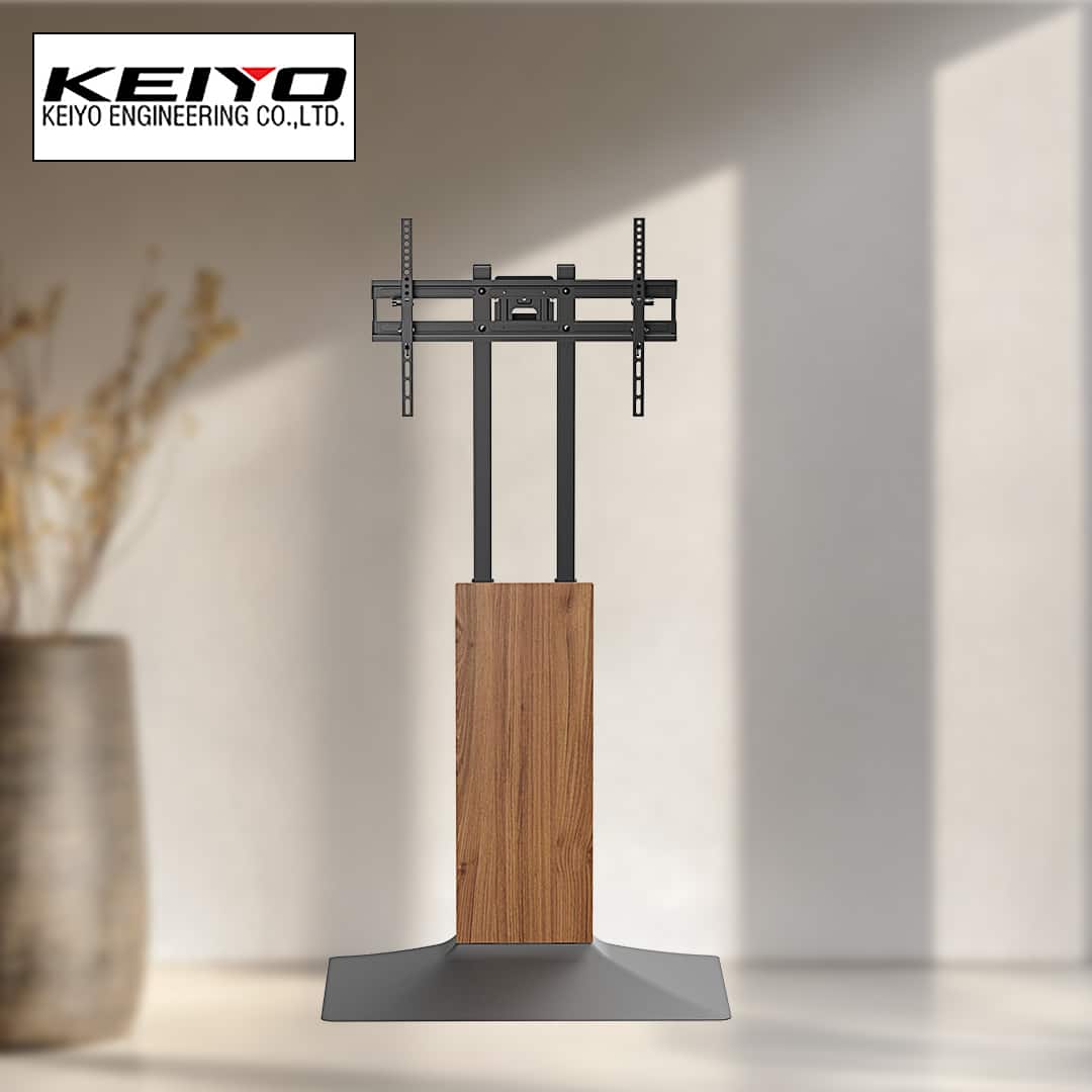慶洋エンジニアリング 映像アクセサリ 薄型ベース壁寄せテレビスタンド