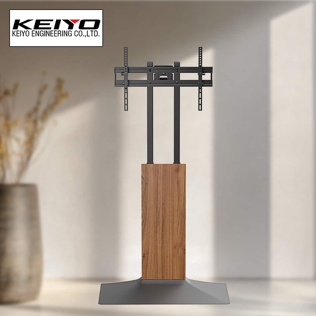 慶洋エンジニアリング 映像アクセサリ 薄型ベース壁寄せテレビスタンド