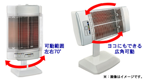 コロナ 冷暖房機器 遠赤外線ヒーター 『コアヒート』 JH-11AR(SS) 通販