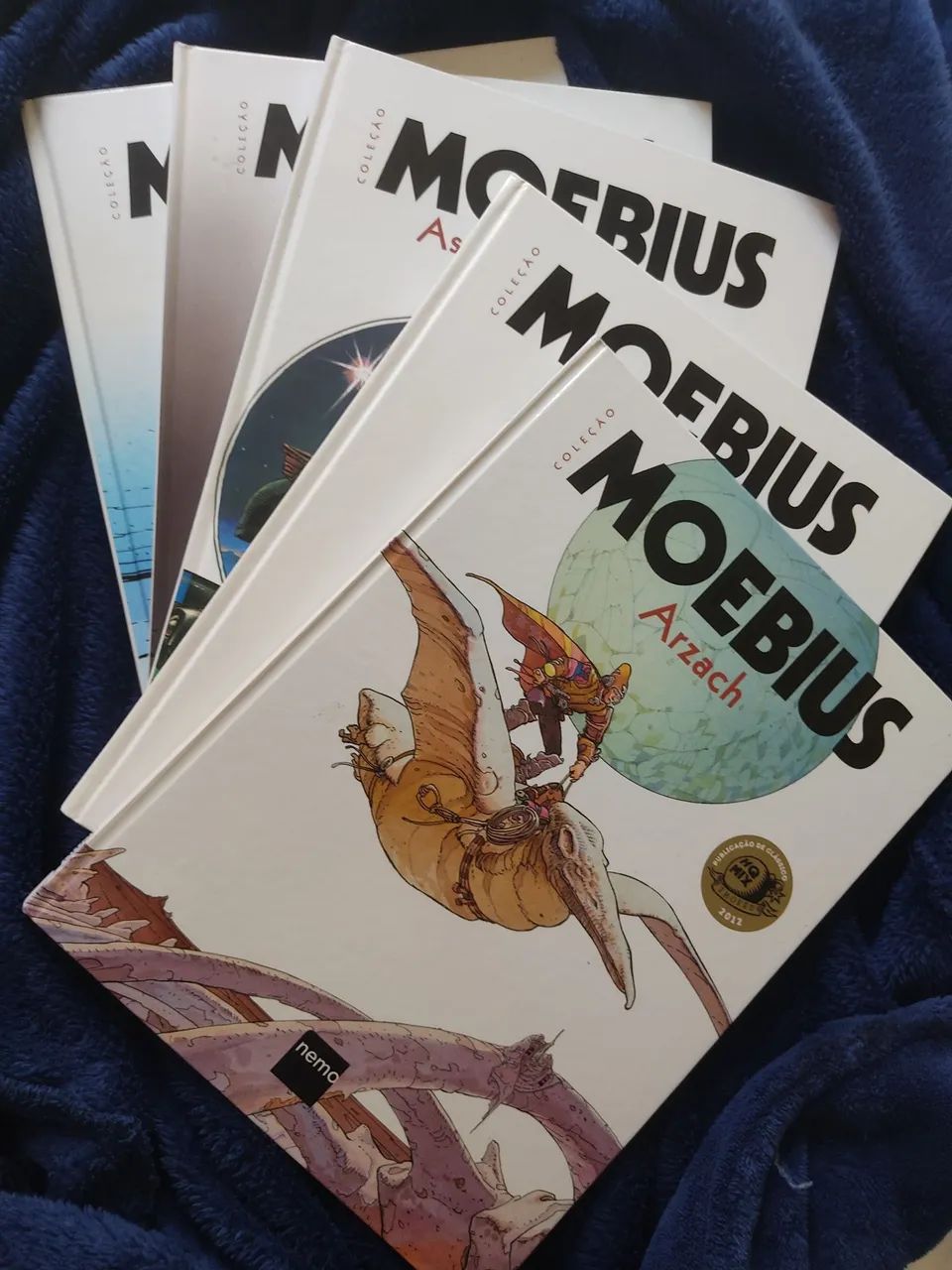 Coleção Moebius (Nemo) - Lote 5 Volumes - Arzach, Garagem, Ciguri