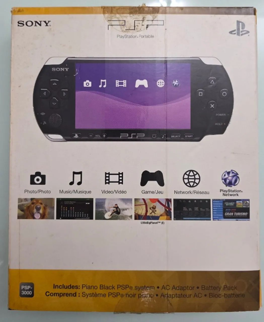 Sony PSP 3001 Playstation Portable Desbloqueado com UMD e Jogo NFS