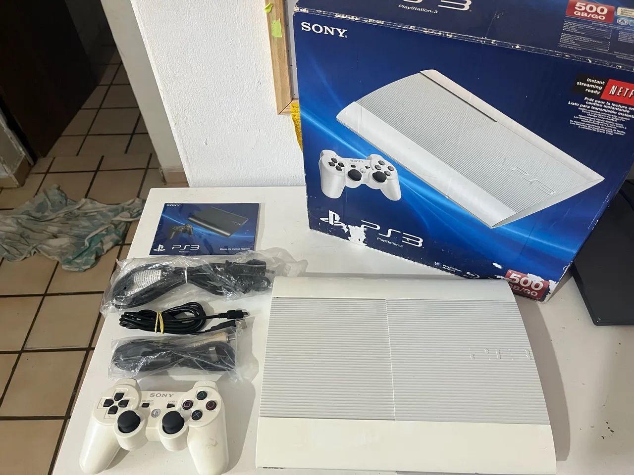 PlayStation 3 (White) 5780 jogos PS1;PS2 e Ps3 - Consoles de Vídeo