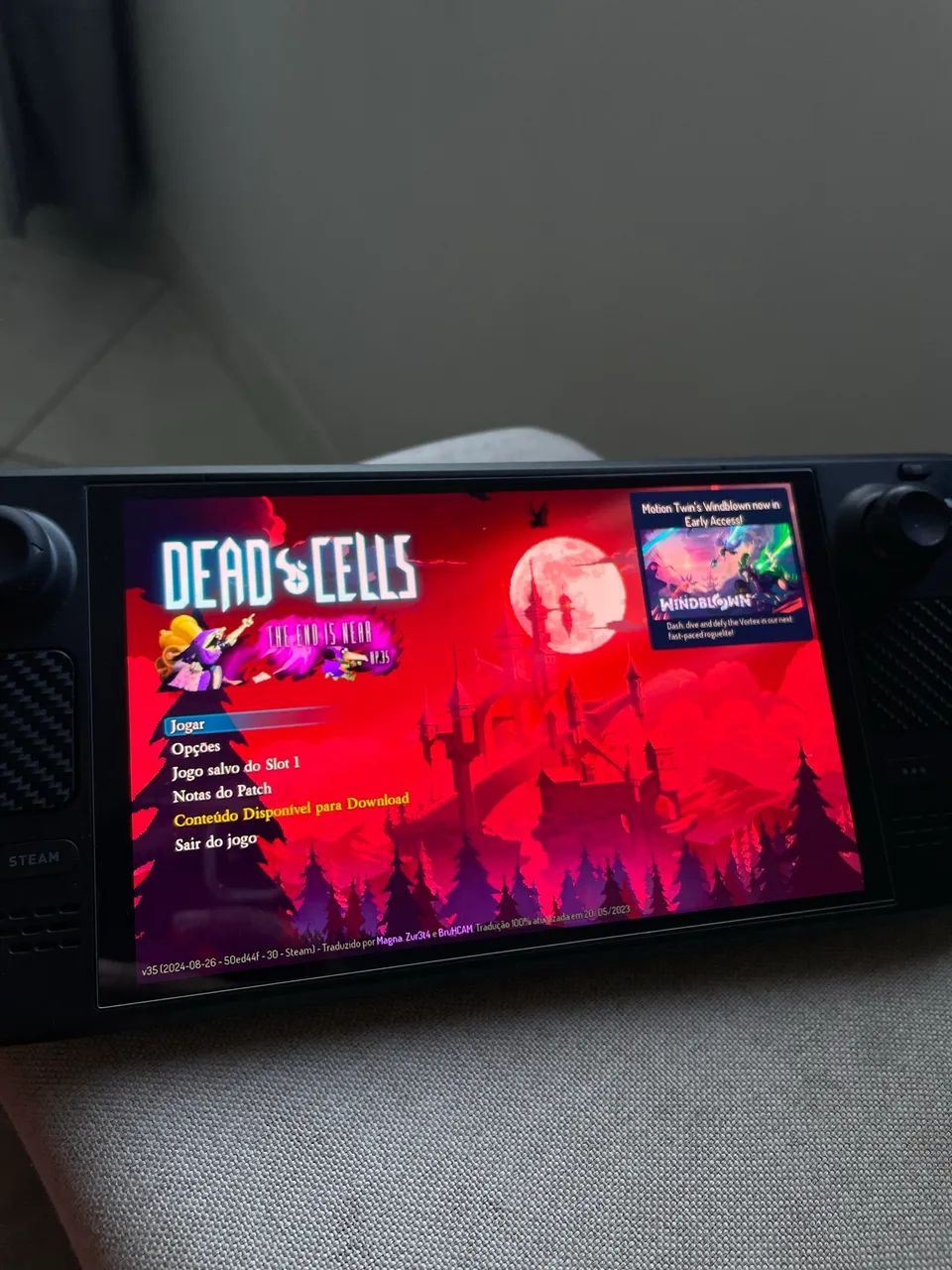 Steam Deck OLED 1tb + Case importada + controle + dock - Consoles