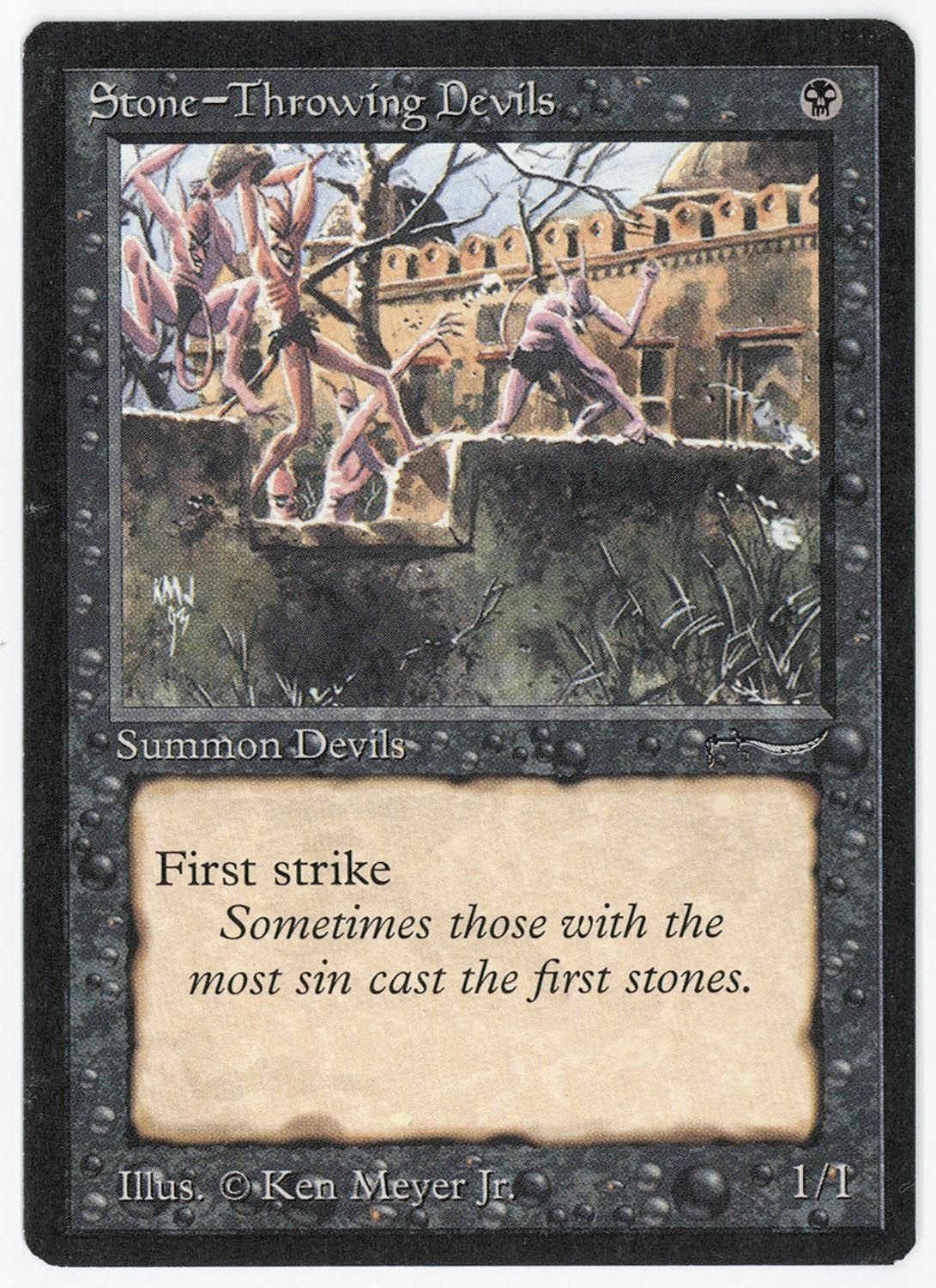 5029] MTG Stone-Throwing Devils【アラビアンナイト】
