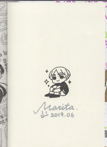 Morita 直筆サイン本「類はトモを呼ぶ」2巻