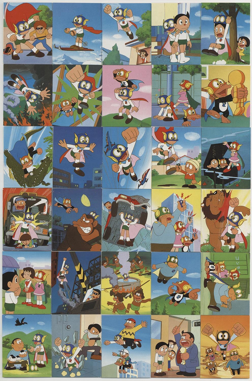 5069］ パーマンシール ミニカード（超デラックスカード3枚付）60種セット