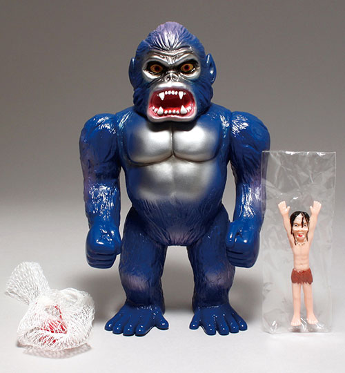 hxsaigansho HS ゴリラ獣 (濃青成型) 原住民付属 (軟質/肌色成型) 足裏