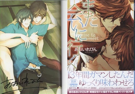 あおいれびん 直筆サイン本「また会いに行く」