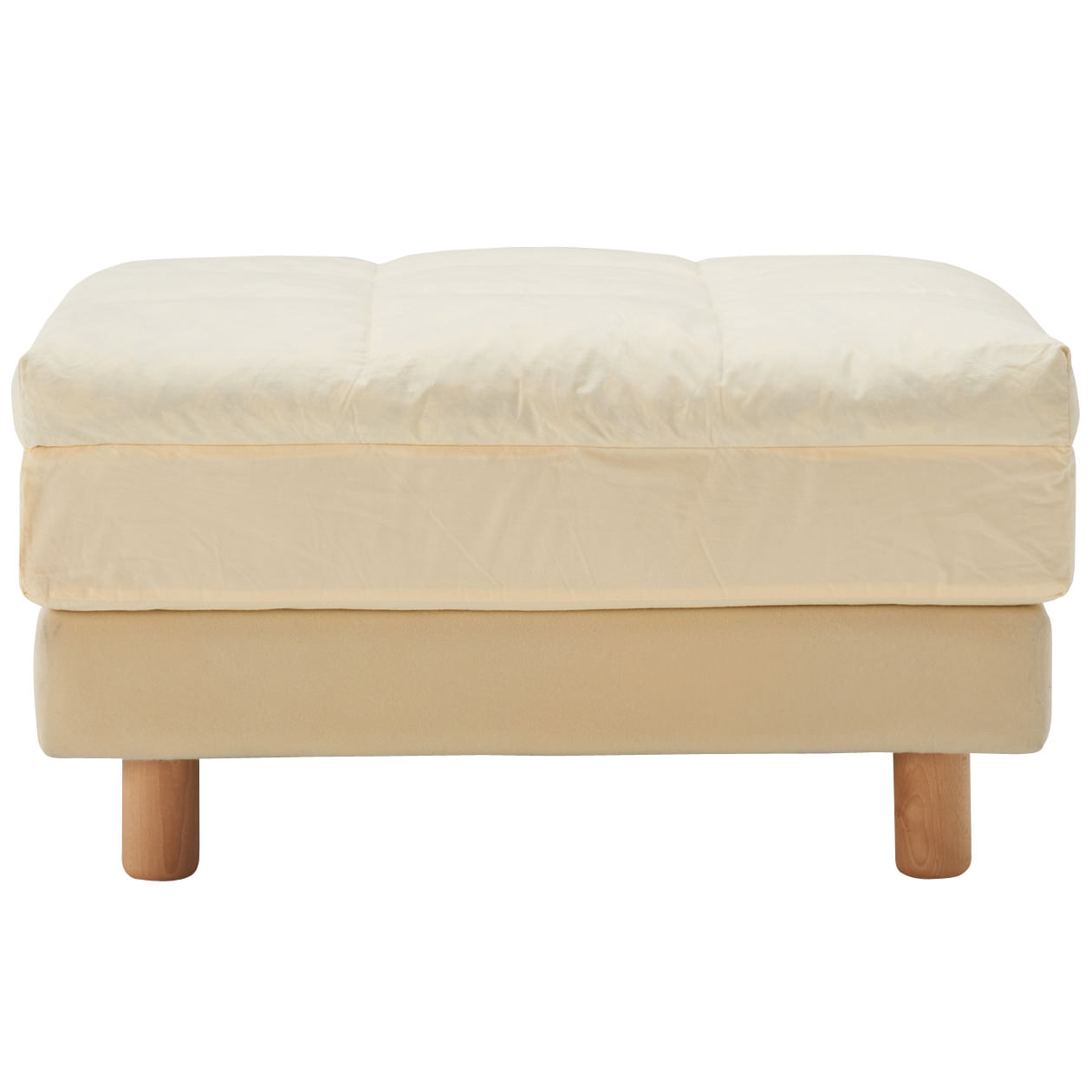 無印良品 ソファ本体・オットマン・大・羽根ポケットコイルクッション