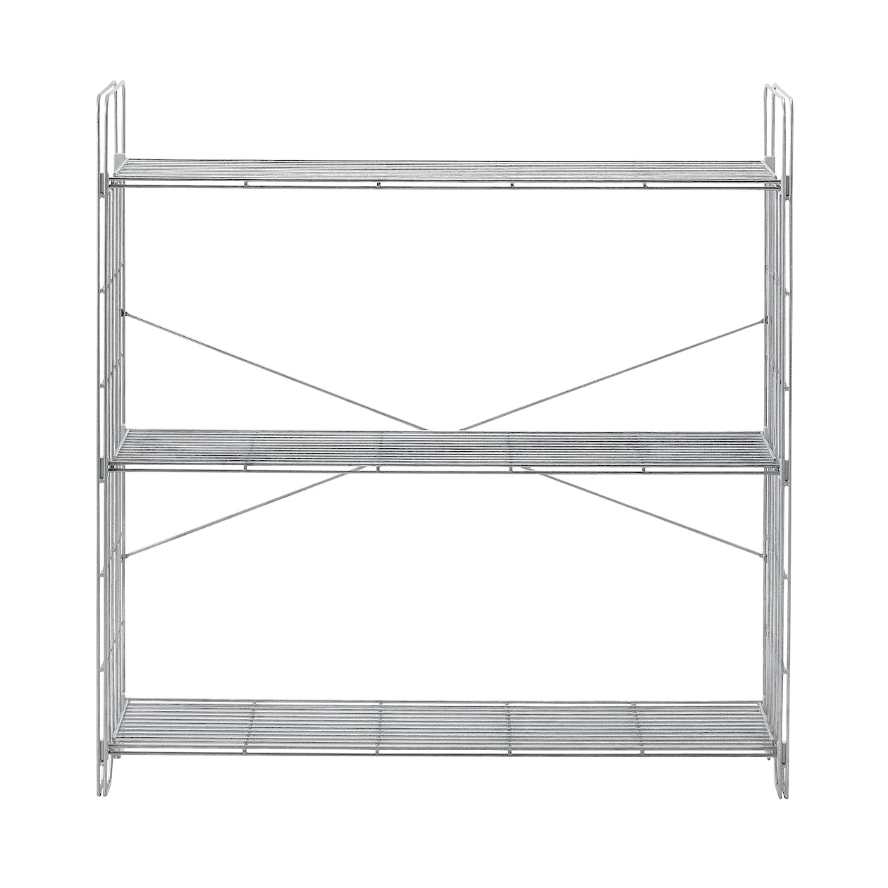 無印良品 溶融亜鉛ガーデンシェルフ・3段組立て式 - 通販 | 家具と