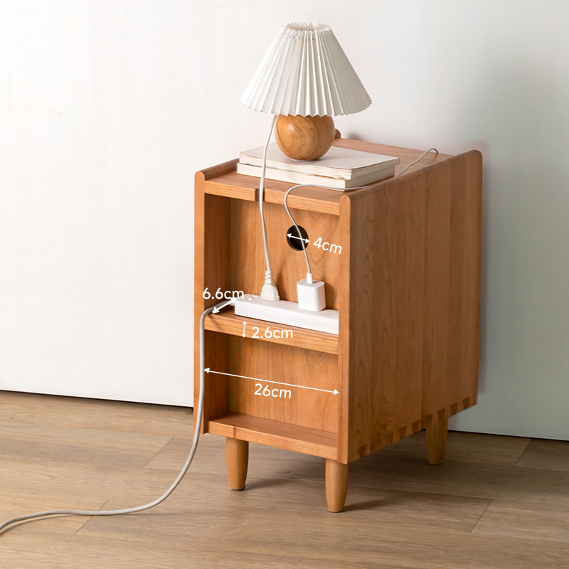 チェリー材 木製小型キャビネット | 上質感と使いやすさを備えた美しい