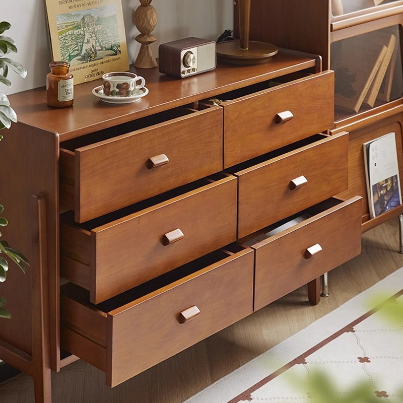 ツゲ材 ヴィンテージウッドチェスト | 美しい木目が際立つ重厚感ある