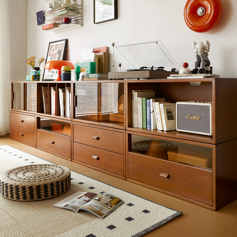 ツゲ材 モジュールボックスキャビネット | 高級感と耐久性を兼ね備えた