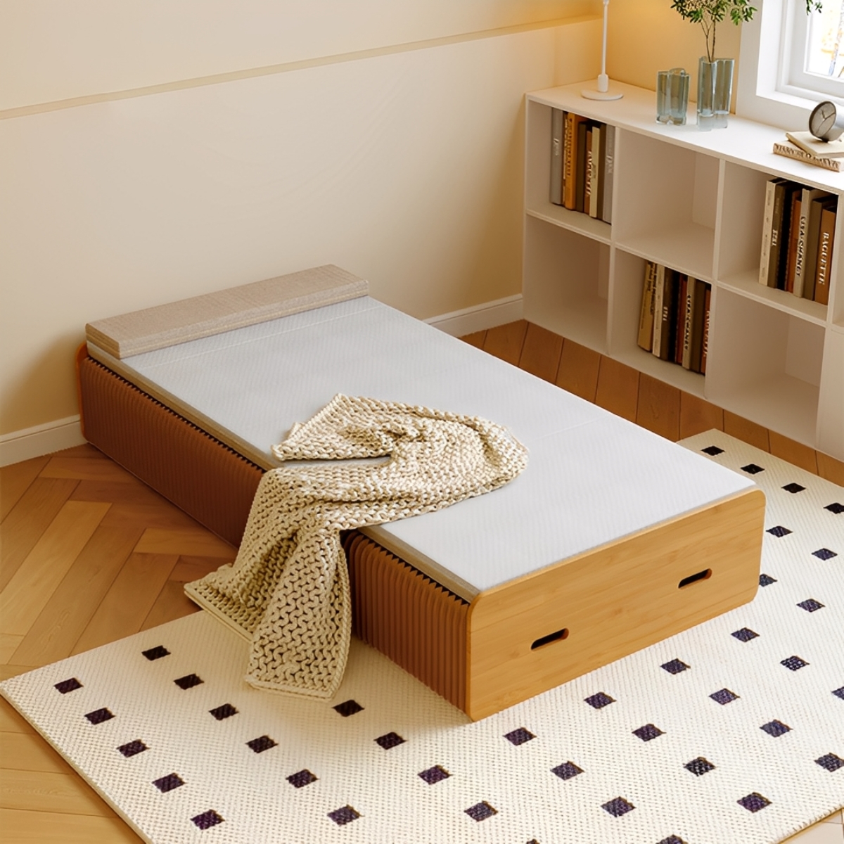 Kraft Paper アコーディオン型クラフトベッド【蔦屋家電+展示中