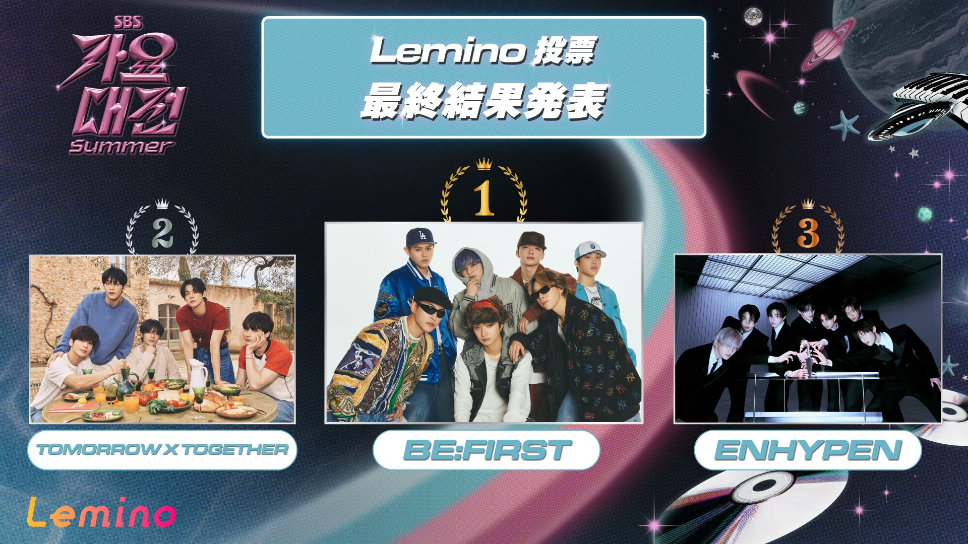 TXT、NCT DREAM、ENHYPENら出演「2025 SBS歌謡大典 Summer」の映