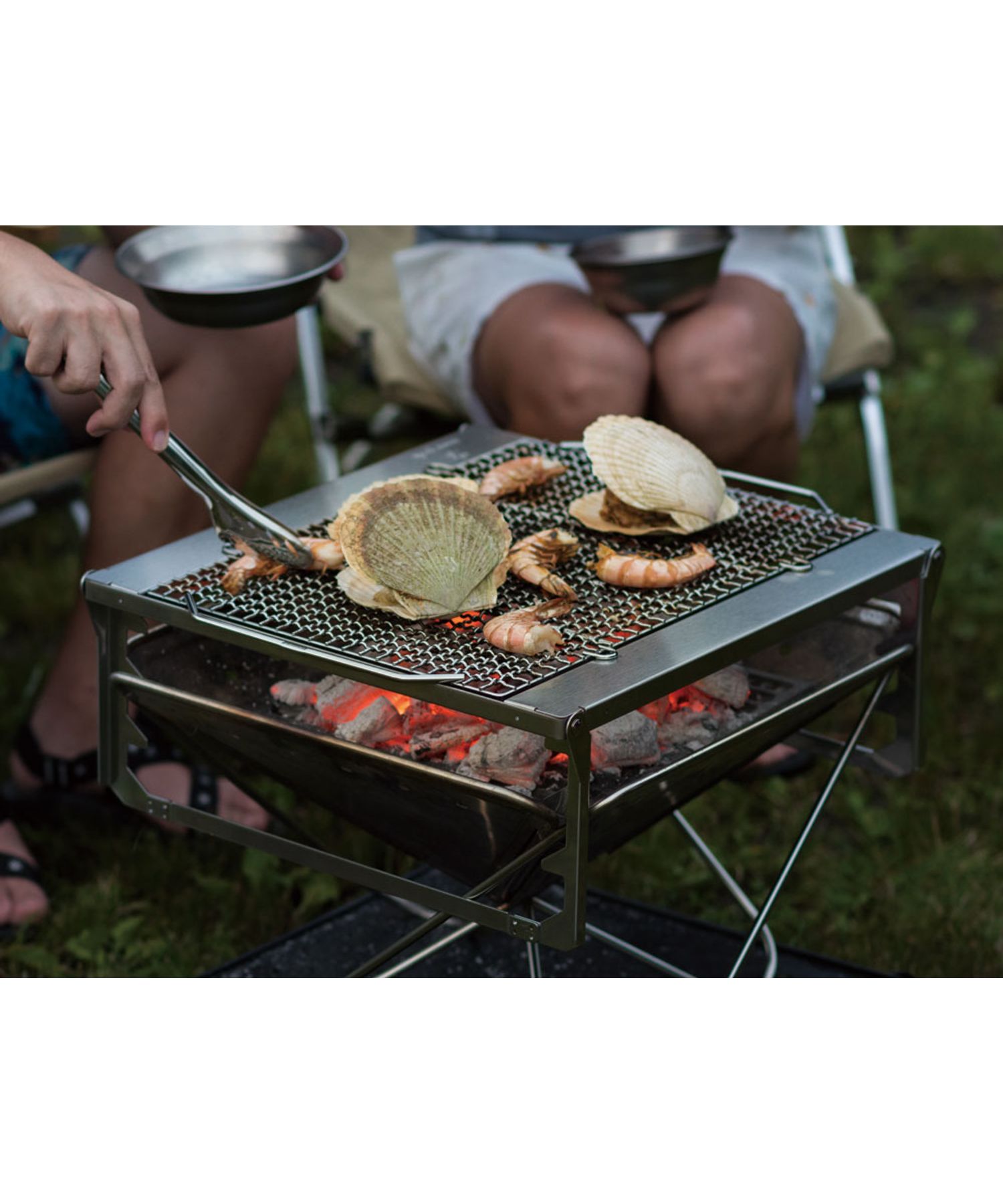 焼アミ Pro.M スチール（クロームメッキ）| スノーピーク(Snow Peak)