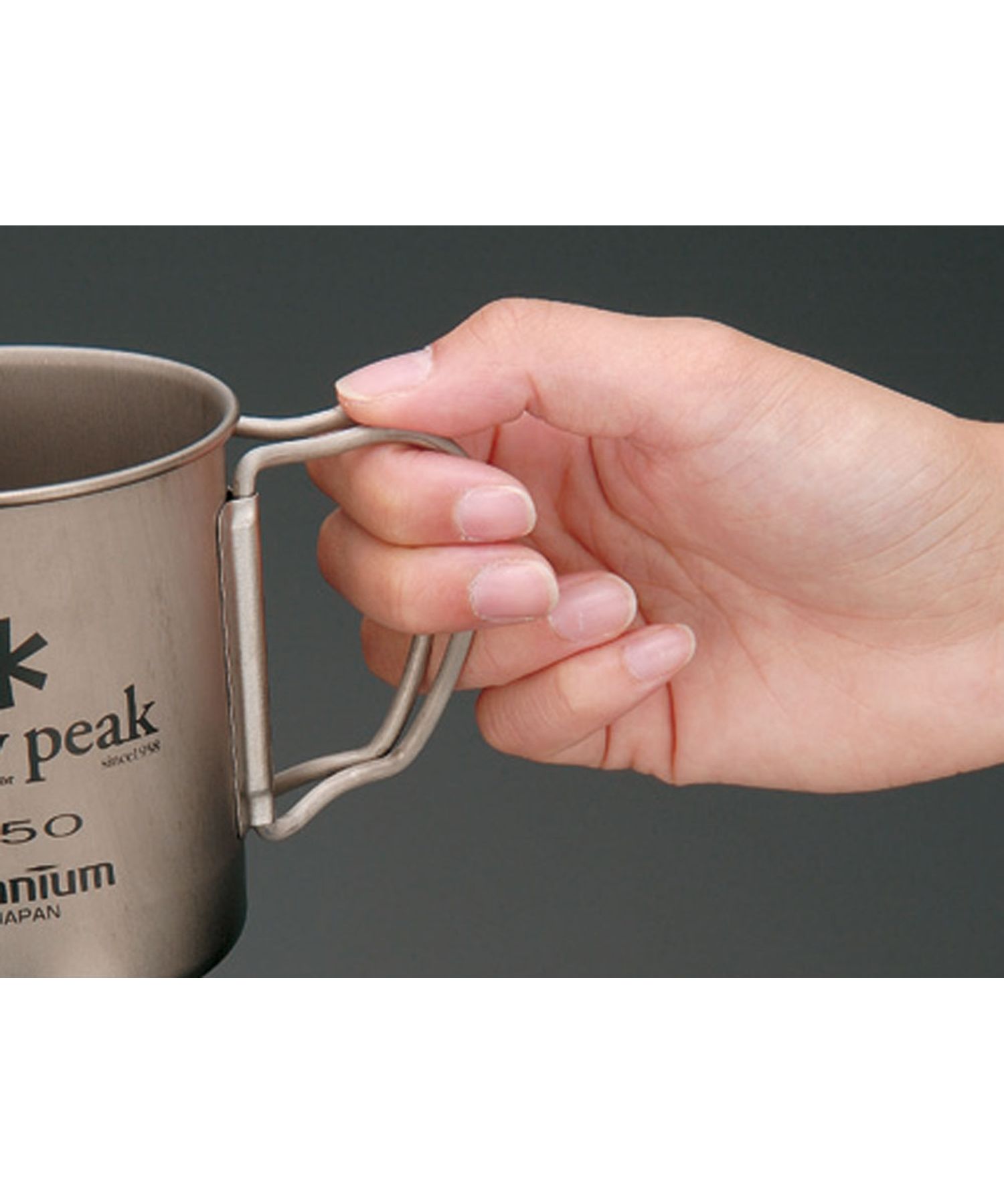 チタンダブルマグ 220ml フォールディングハンドル| スノーピーク(Snow