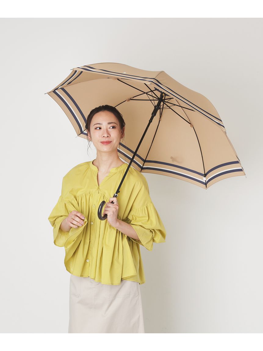 雨傘】ポロ ラルフ ローレン（POLO RALPH LAUREN）裾ボーダー 日本製