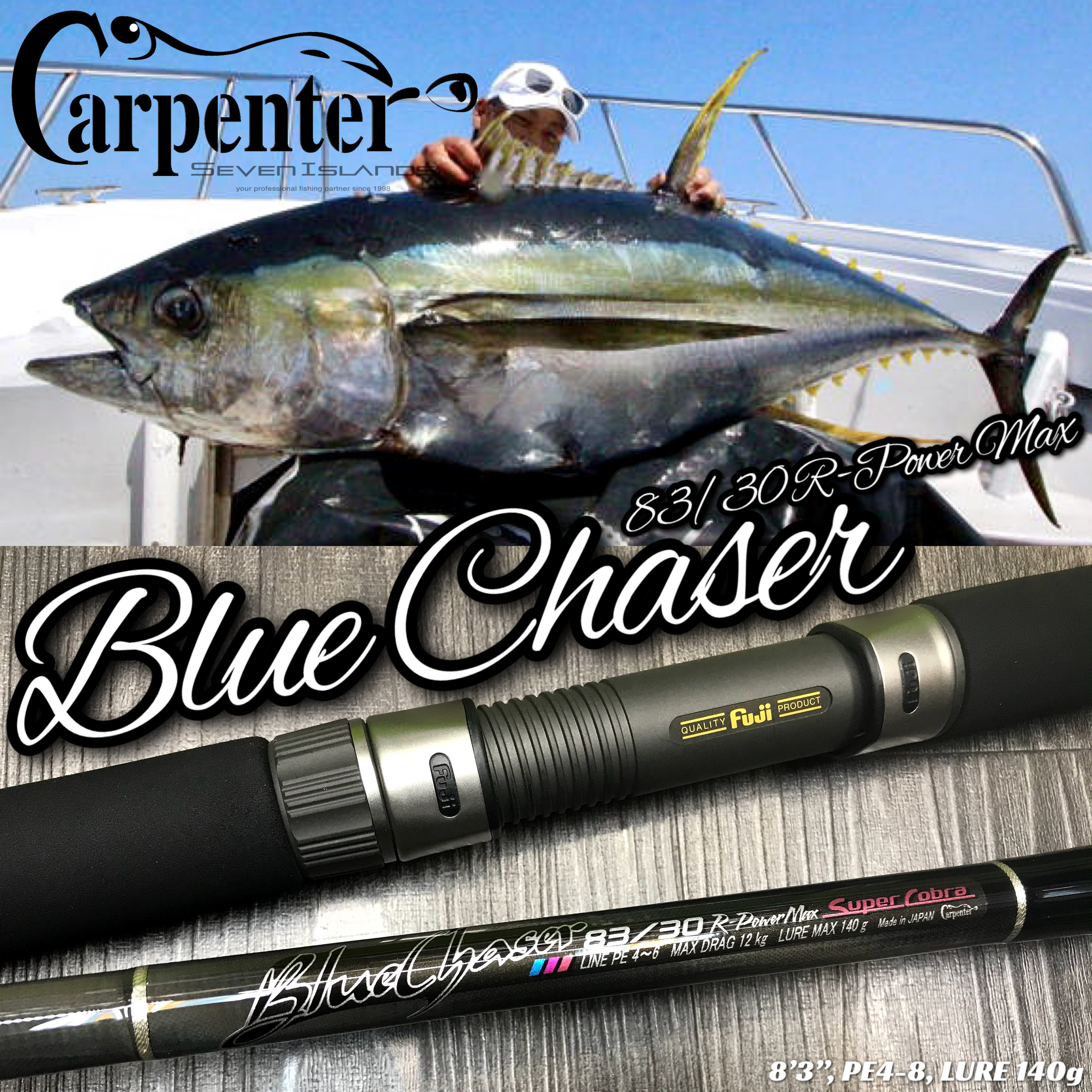 CARPENTER BLUE CHASER 83/30 R-MAX POWER SUPER COBRA