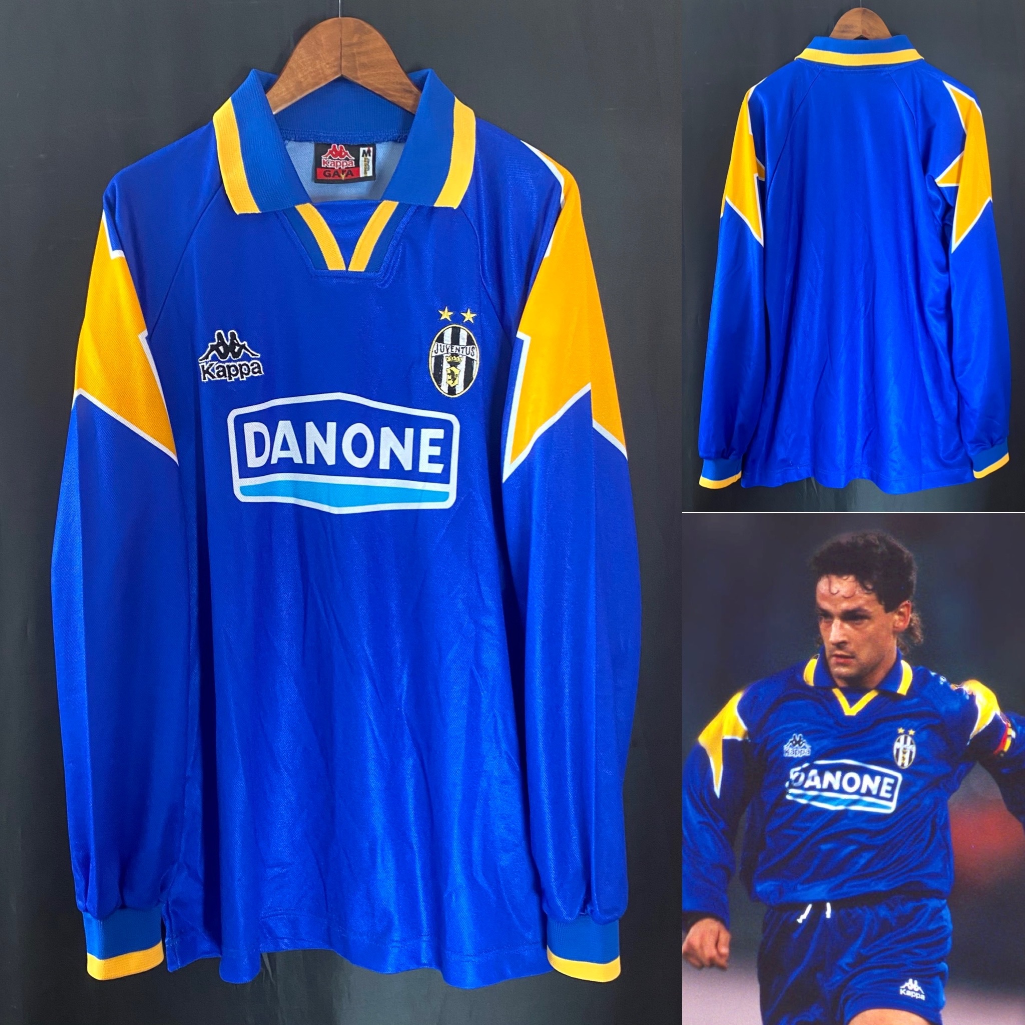 Juventus 94-95 Kappa Away long sleeve official shirt an
