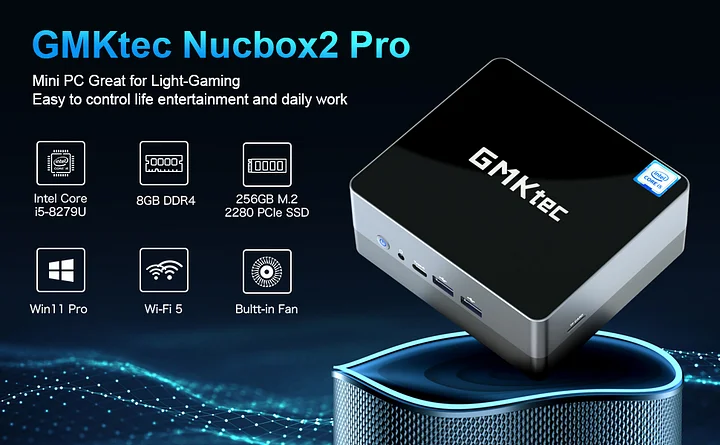Intel Core i5 8279U Mini PC--NucBox 2 Pro