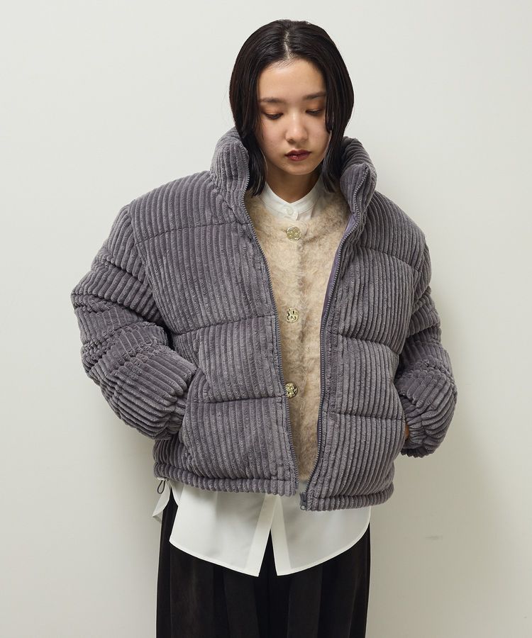 swing by ワイドコールスタンドブルゾン/Green Parks（グリーン