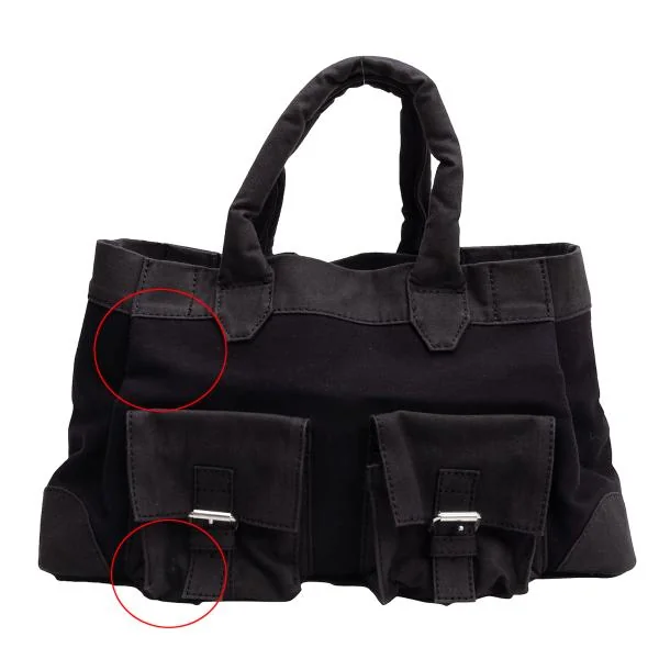 tricot COMME des GARCONS Pocket Design Tote Bag Black (K-149414)