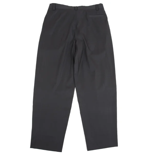 ジャンニヴェルサーチGIANNI VERSACE シルク混タックパンツ グレー54