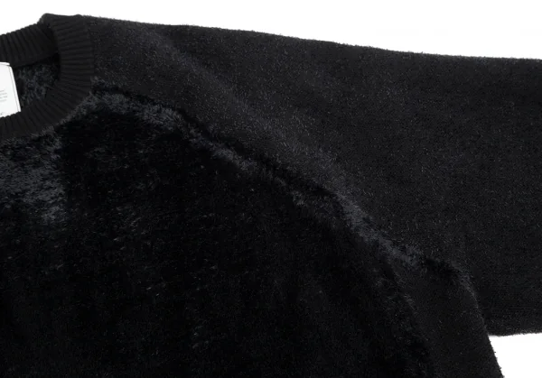 ワイスリーY-3 クラシックベロアニットセーター 黒XS (K-128473)