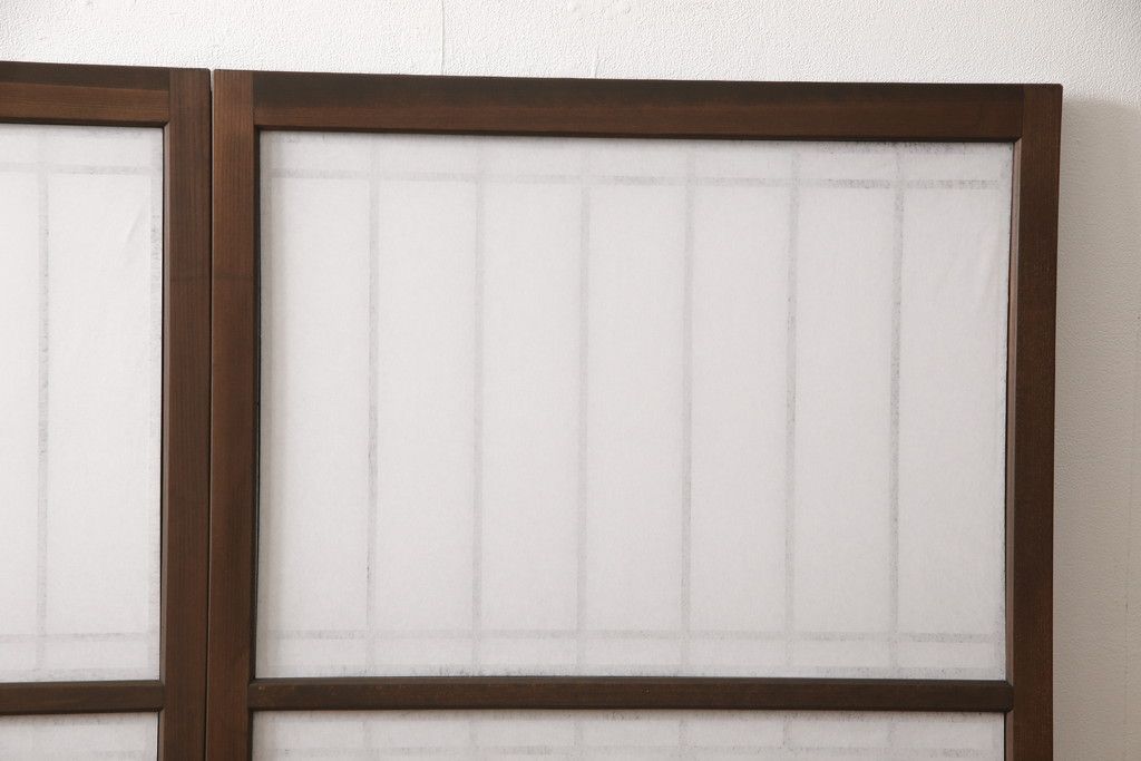 公式】アンティーク家具ラフジュ工房商品詳細ページ組子障子戸4枚×2