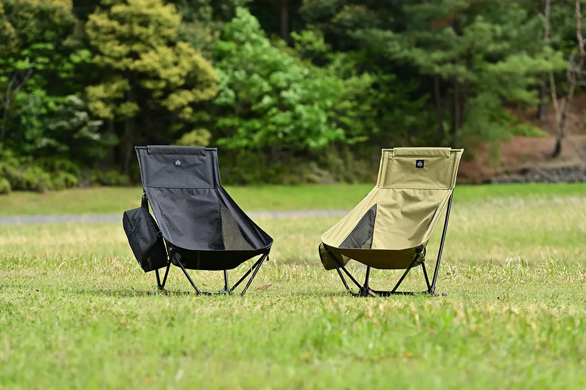 折りたたみハイバックローチェアがデイトナより登場！ どんな場所でも