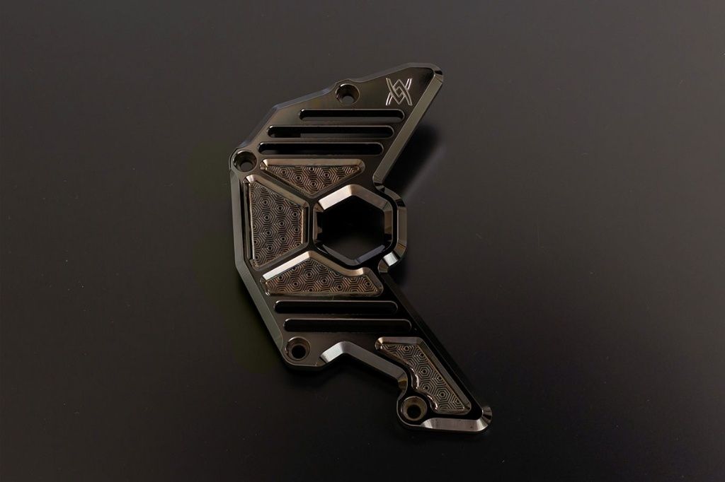 Webike | ARCHI アーキ ビレット・ハニカム スプロケットカバー【漆黒