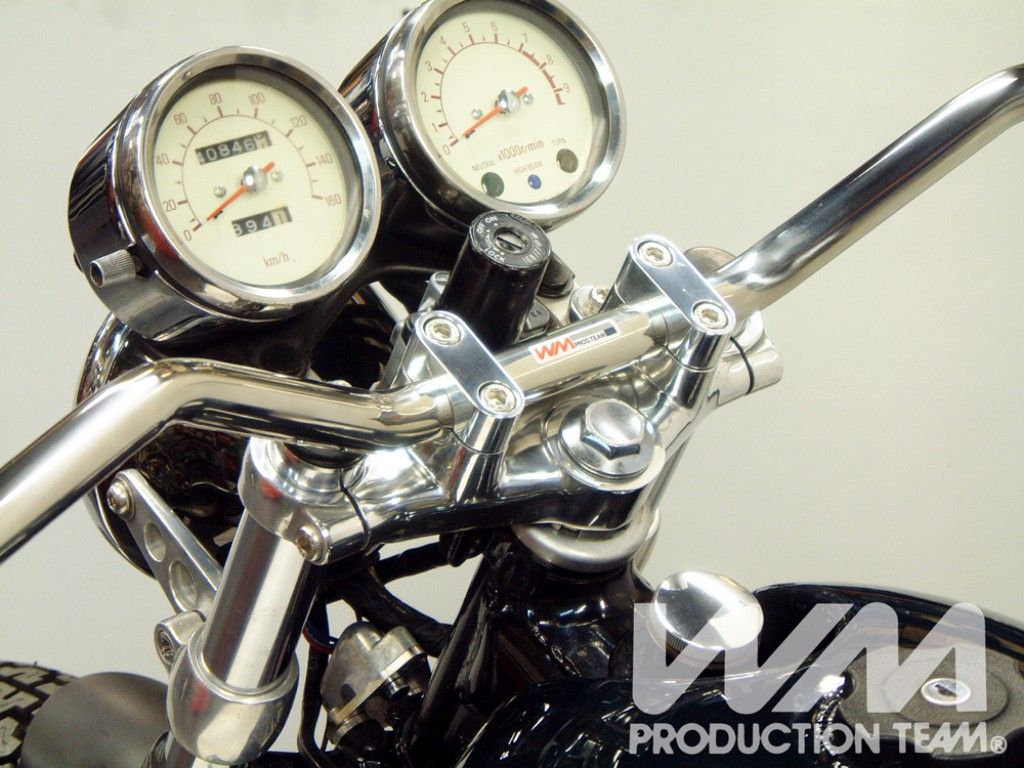 SR400 WM 廃盤トップブリッジ WM（ダブルエム） トップブリッジ バー
