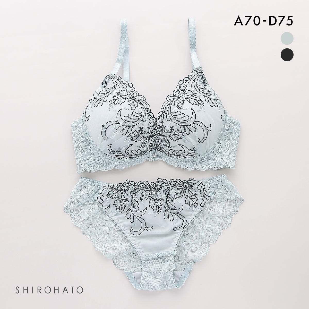 ピュアシェリ アイビーラメチュール ブラセット ABCD ブラジャー