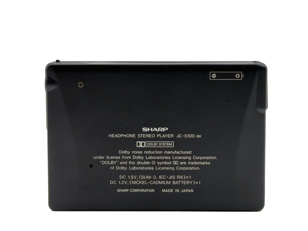 SHARP PiU JC-S100 カセットプレーヤー 日本製 90s ジャンク Sharp JC