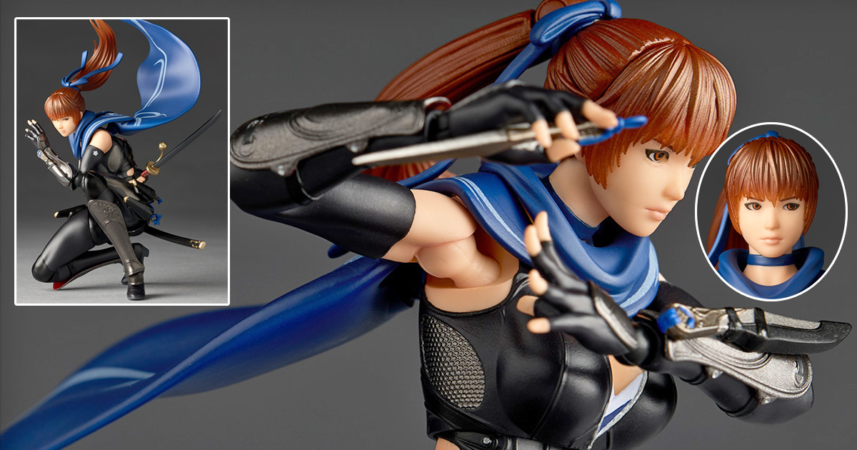 海洋堂 AMAZING YAMAGUCHI《NINJA GAIDEN》かすみ 全黒忍装束「常世桜