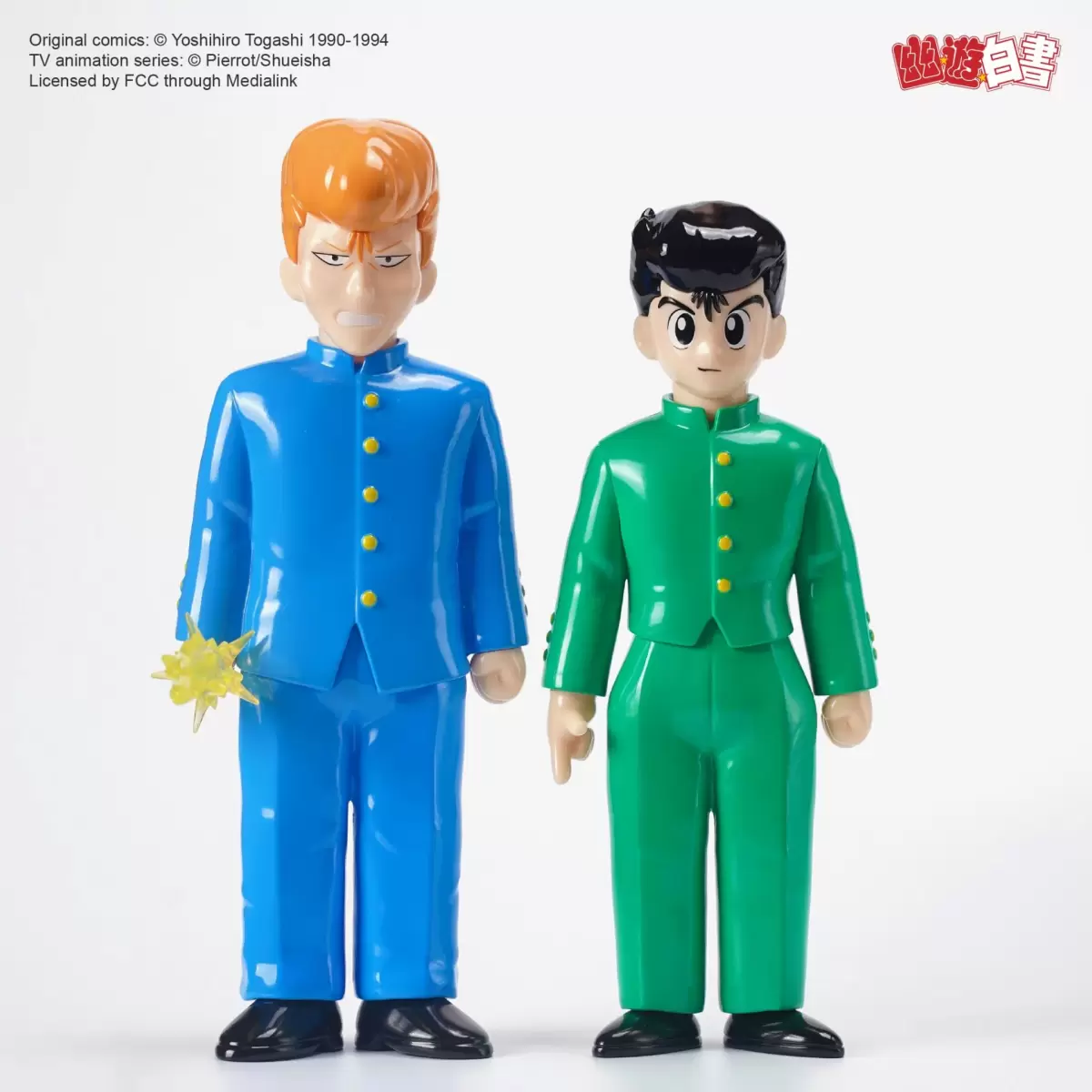 Chicaca ✕ 幽遊白書 第1弾『浦飯幽助／桑原和真』ソフビ人形 不朽の