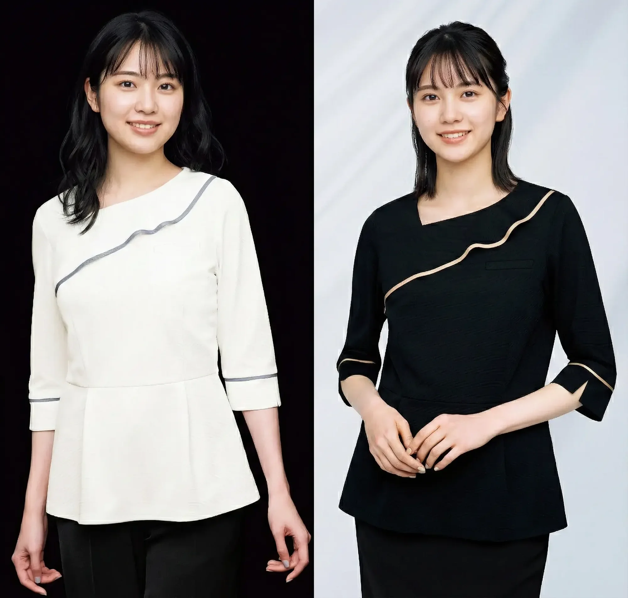 プルオーバー（六分袖） カーシーカシマ NWT058 オフィスウェア