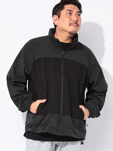 中綿ジャケット GOLF ハーフボタン クルーネック 3L-6L アウター プル