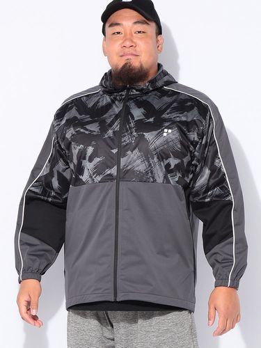 フルジップ パーカー 裏メッシュ 迷彩柄 アウター ブルゾン カモフラ