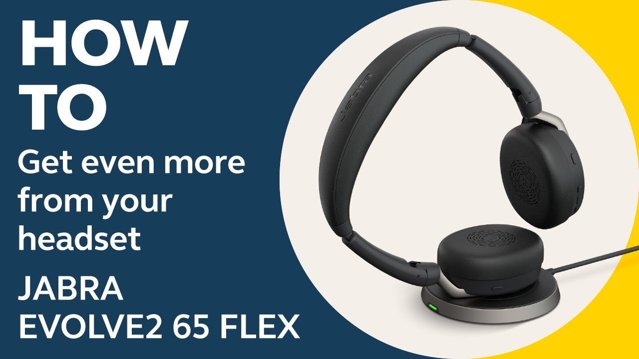 Jabra Evolve2 65 Flex - USB-C MS ステレオ (ワイヤレス充電) で開始