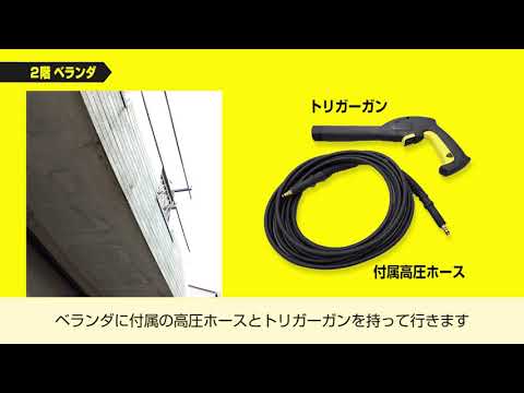 延長高圧ホース 10m（クイックコネクト機種用） 2.643-881.0