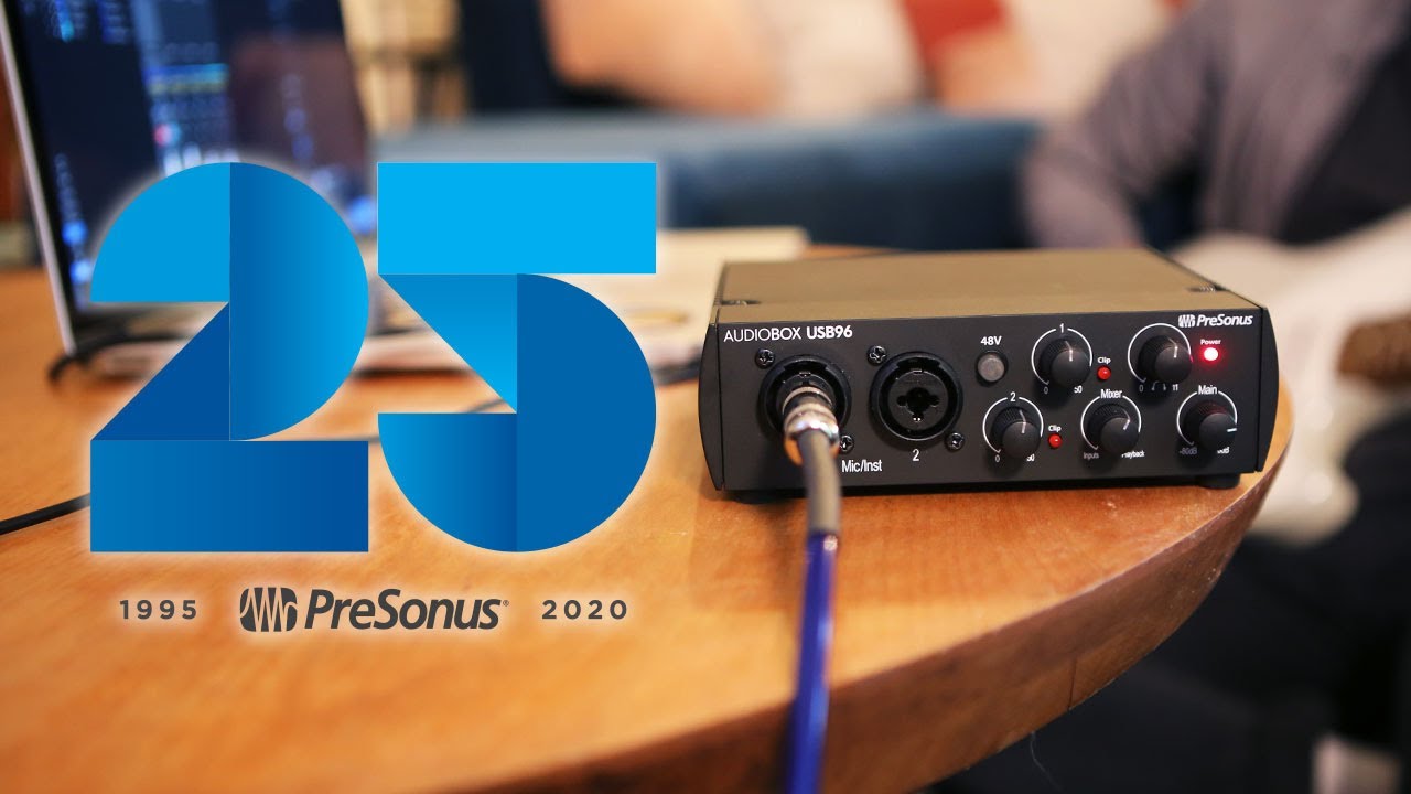 AudioBox USB® 96 25th Anniversary – PreSonus