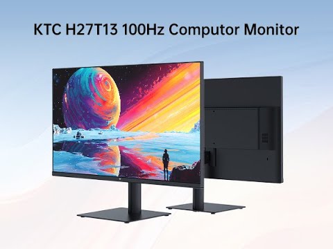 KTC 27 Inch 1440P QHD Computer Monitor, 100Hz HDR Frameless IPS