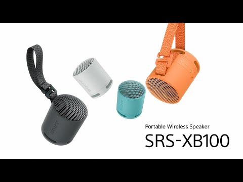 ブルートゥーススピーカー ブルー SRS-XB100 LC [防水 /Bluetooth対応