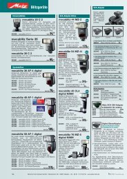 Digit@le Spiegelreflexkameras - Brenner